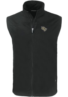 Cutter and Buck UCF Knights Mens Black Charter Sleeveless Jacket