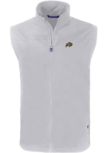 Cutter and Buck Colorado Buffaloes Mens Grey Charter Sleeveless Jacket