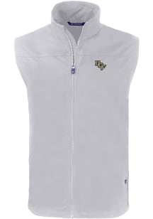 Cutter and Buck UCF Knights Mens Grey Charter Sleeveless Jacket