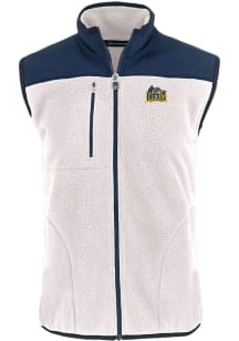 Cutter and Buck Drexel Dragons Mens White Cascade Sherpa Sleeveless Jacket