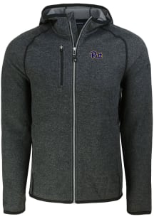Cutter and Buck Pitt Panthers Mens Grey Mainsail Light Weight Jacket