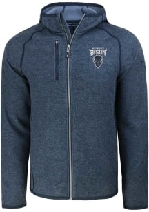 Cutter and Buck Howard Bison Mens Navy Blue Mainsail Light Weight Jacket