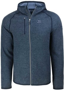 Cutter and Buck Jackson State Tigers Mens Navy Blue Mainsail Light Weight Jacket