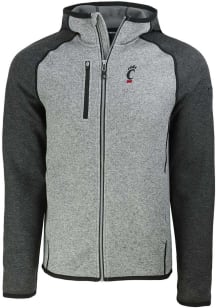 Cutter and Buck Cincinnati Bearcats Mens Grey Mainsail Light Weight Jacket