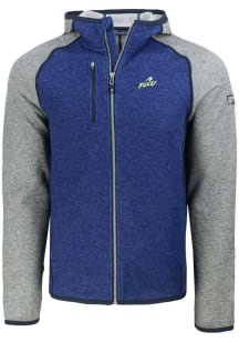 Cutter and Buck Florida Gulf Coast Eagles Mens Blue Mainsail Light Weight Jacket