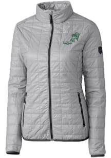 Cutter and Buck North Dakota State Bison Womens Grey Rainier PrimaLoft Vintage Filled Jacket
