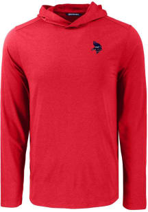 Cutter and Buck Minnesota Vikings Mens Cardinal Americana Coastline Eco Long Sleeve Hoodie