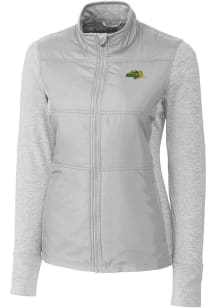 Cutter and Buck North Dakota State Bison Womens Grey Stealth Medium Weight Jacket