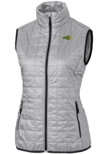 Cutter and Buck North Dakota State Bison Womens Grey Rainier PrimaLoft Vest