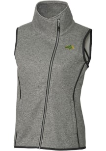 Cutter and Buck North Dakota State Bison Womens Grey Mainsail Asymmetrical Vest