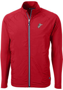Cutter and Buck Cincinnati Reds Mens Red Cooperstown Adapt Eco Big and Tall Light Weight Jacket