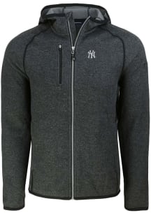 Cutter and Buck New York Yankees Mens Charcoal Mainsail Light Weight Jacket