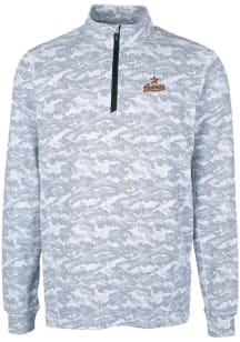 Cutter and Buck Houston Astros Mens Charcoal Cooperstown Traverse Camo Big and Tall Qtr Zip