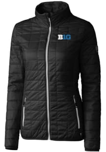 Cutter and Buck Big Ten Womens Black Rainier PrimaLoft Filled Jacket