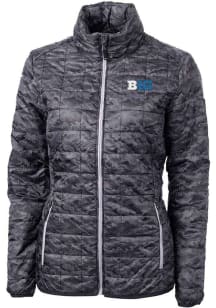 Cutter and Buck Big Ten Womens Black Rainier PrimaLoft Printed Filled Jacket