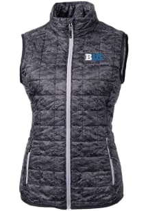 Cutter and Buck Big Ten Womens Black Rainier PrimaLoft Printed Vest