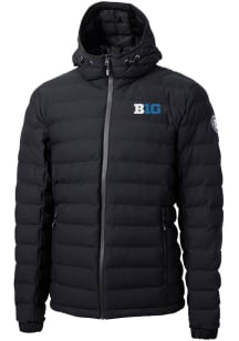Cutter and Buck Big Ten Mens Black Mission Ridge Repreve Filled Jacket