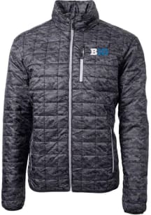 Cutter and Buck Big Ten Mens Black Rainier PrimaLoft Printed Filled Jacket