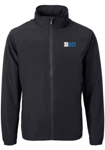 Cutter and Buck Big Ten Mens Black Charter Eco Light Weight Jacket