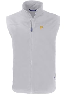 Cutter and Buck Pittsburgh Pirates Mens Grey Charter Sleeveless Jacket