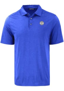 Cutter and Buck Milwaukee Brewers Mens Blue Coastline Eco Short Sleeve Polo