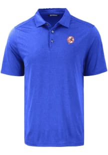 Cutter and Buck New York Yankees Mens Blue Coastline Eco Short Sleeve Polo