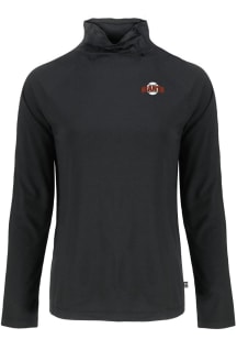 Cutter and Buck San Francisco Giants Womens Black Cooperstown Coastline Eco Funnel Neck Crew Sweat..