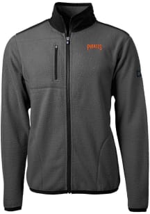 Cutter and Buck Pittsburgh Pirates Mens Grey Cooperstown Cascade Sherpa Light Weight Jacket