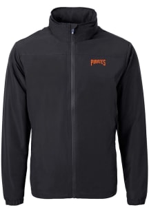 Cutter and Buck Pittsburgh Pirates Mens Black Cooperstown Charter Eco Light Weight Jacket