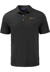 Cutter and Buck Tennessee Volunteers Mens Black Alumni Coastline Eco Short Sleeve Polo