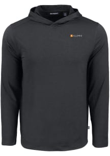 Cutter and Buck Tennessee Volunteers Mens Black Alumni Coastline Eco Long Sleeve Hoodie