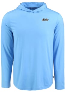 Cutter and Buck UCF Knights Mens Light Blue Citronaut Coastline Eco Long Sleeve Lightweight Hoodie
