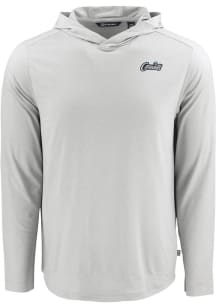 Cutter and Buck UCF Knights Mens Grey Citronaut Coastline Eco Long Sleeve Hoodie