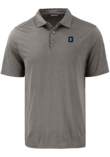 Cutter and Buck Georgetown Hoyas Mens Grey Vault Coastline Eco Short Sleeve Polo