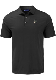 Cutter and Buck Michigan State Spartans Mens Black Vault Coastline Eco Short Sleeve Polo