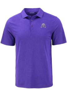 Cutter and Buck Northwestern Wildcats Mens Purple Vault Coastline Eco Short Sleeve Polo