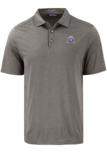 Cutter and Buck Northwestern Wildcats Mens Grey Vault Coastline Eco Short Sleeve Polo
