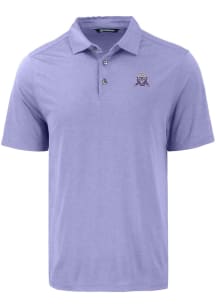 Cutter and Buck Northwestern Wildcats Mens Pink Vault Coastline Eco Short Sleeve Polo