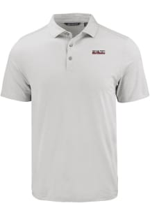 Cutter and Buck Texas Tech Red Raiders Mens Charcoal Vault Coastline Eco Short Sleeve Polo
