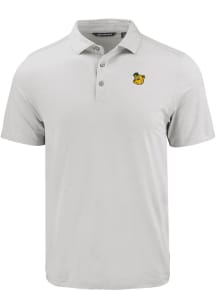 Cutter and Buck Baylor Bears Mens Charcoal Vault Coastline Eco Short Sleeve Polo