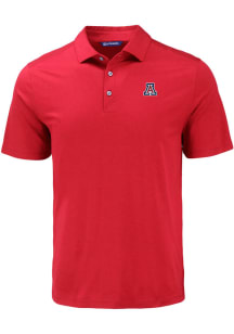 Cutter and Buck Arizona Wildcats Mens Red Coastline Eco Short Sleeve Fashion Polo
