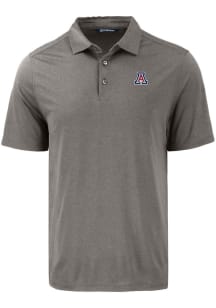 Cutter and Buck Arizona Wildcats Mens Grey Coastline Eco Short Sleeve Fashion Polo