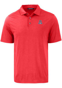 Cutter and Buck Arizona Wildcats Mens Red Coastline Eco Short Sleeve Fashion Polo