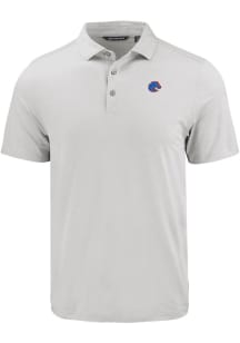 Cutter and Buck Boise State Broncos Mens Charcoal Coastline Eco Short Sleeve Polo