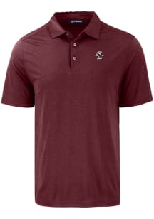 Cutter and Buck Boston College Eagles Mens Maroon Coastline Eco Short Sleeve Polo