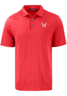 Cutter and Buck Eastern Washington Eagles Mens Red Coastline Eco Short Sleeve Polo