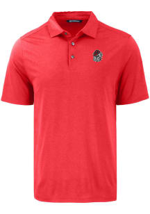 Cutter and Buck Georgia Bulldogs Mens Red Coastline Eco Short Sleeve Polo