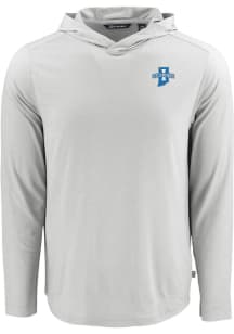 Cutter and Buck Indiana State Sycamores Mens Grey Coastline Eco Long Sleeve Hoodie