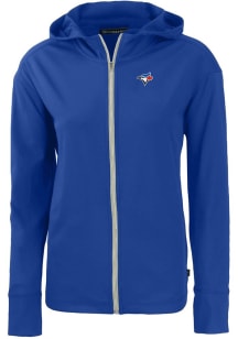 Cutter and Buck Toronto Blue Jays Womens Blue Daybreak Light Weight Jacket