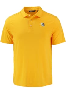 Cutter and Buck Marquette Golden Eagles Mens Gold Coastline Eco Short Sleeve Polo